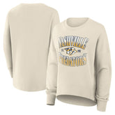Nashville Predators Fanatics Women's Oversized Slice Pullover Sweatshirt - Cream | Fanatics near me
