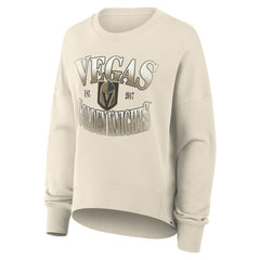 Vegas Golden Knights Fanatics Women's Oversized Slice Pullover Sweatshirt - Cream | Fanatics discount