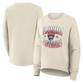 Florida Panthers Fanatics Women's Oversized Slice Pullover Sweatshirt - Cream | Fanatics online