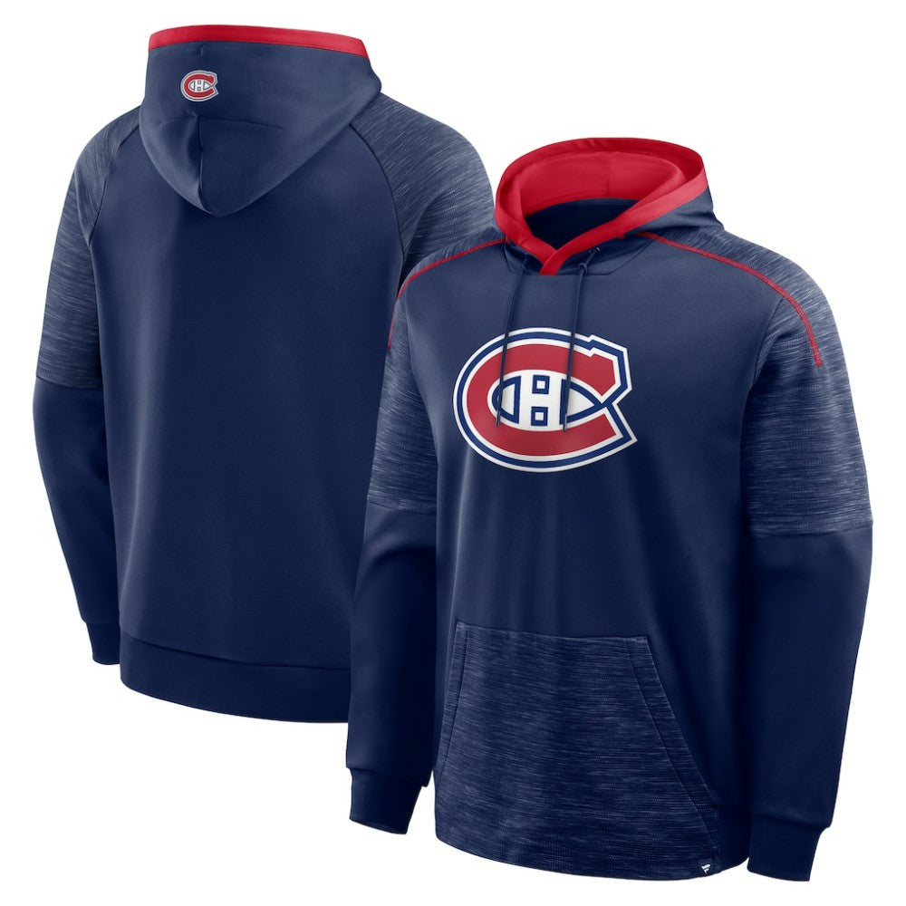 Montreal Canadiens Fanatics Goaltender Defender Pullover Hoodie - Navy | Fanatics on sale