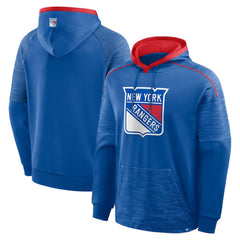 New York Rangers Fanatics Goaltender Defender Pullover Hoodie - Blue | Fanatics Clearance
