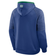 Vancouver Canucks Fanatics Goaltender Defender Pullover Hoodie - Blue | Fanatics online