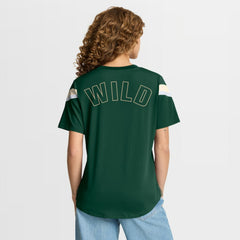 Minnesota Wild Fanatics Women's Offside Athena T-Shirt - Green | Fanatics Lifestyle