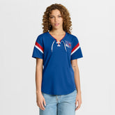 New York Rangers Fanatics Women's Offside Athena T-Shirt - Blue | Fanatics on sale