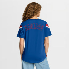New York Rangers Fanatics Women's Offside Athena T-Shirt - Blue | Fanatics on sale