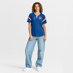 New York Rangers Fanatics Women's Offside Athena T-Shirt - Blue | Fanatics on sale