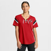 New Jersey Devils Fanatics Women's Offside Athena T-Shirt - Red | Fanatics online