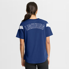 Tampa Bay Lightning Fanatics Women's Offside Athena T-Shirt - Blue | Fanatics sale