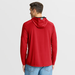 Chicago Blackhawks Fanatics Penalty Shot Long Sleeve Hoodie T-Shirt - Red | Fanatics Lifestyle