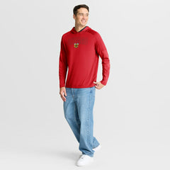 Chicago Blackhawks Fanatics Penalty Shot Long Sleeve Hoodie T-Shirt - Red | Fanatics Lifestyle