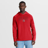 New Jersey Devils Fanatics Penalty Shot Long Sleeve Hoodie T-Shirt - Red | Fanatics on sale