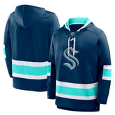 Seattle Kraken Fanatics Prime Time Fleece Hoodie - Deep Sea Blue | Fanatics discount