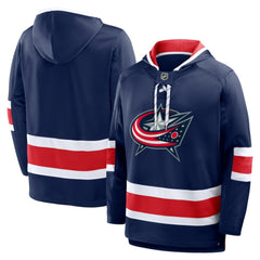 Columbus Blue Jackets Fanatics Prime Time Fleece Hoodie - Navy | Fanatics near me