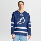 Tampa Bay Lightning Fanatics Prime Time Fleece Hoodie - Blue | Fanatics discount