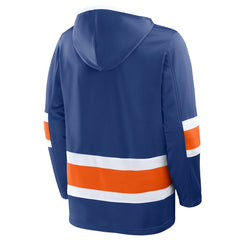 Edmonton Oilers Fanatics Prime Time Fleece Hoodie - Royal | Fanatics near me
