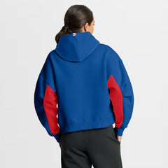 New York Rangers Fanatics Women's Back Check Boxy Hoodie - Blue | Fanatics Lifestyle