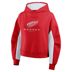 Detroit Red Wings Fanatics Women's Back Check Boxy Hoodie - Red | Fanatics online