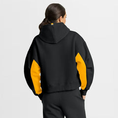 Pittsburgh Penguins Fanatics Women's Back Check Boxy Hoodie - Black | Fanatics Clearance
