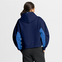 Winnipeg Jets Fanatics Women's Back Check Boxy Hoodie - Navy | Fanatics Lifestyle