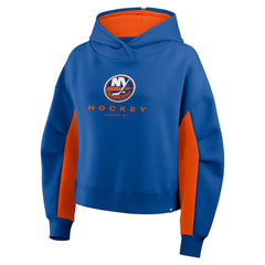 New York Islanders Fanatics Women's Back Check Boxy Hoodie - Royal | Fanatics on sale