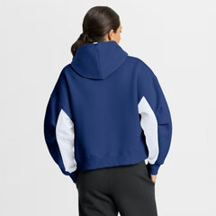 Tampa Bay Lightning Fanatics Women's Back Check Boxy Hoodie - Blue | Fanatics Clearance