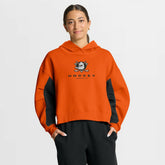 Anaheim Ducks Fanatics Women's Back Check Boxy Hoodie - Orange | Fanatics near me