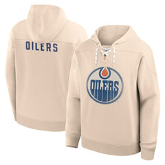 Edmonton Oilers Fanatics Vintage Hoodie - Cream | Fanatics on sale