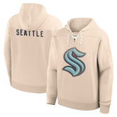 Seattle Kraken Fanatics Vintage Hoodie - Cream | Fanatics Lifestyle