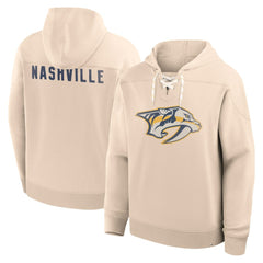 Nashville Predators Fanatics Vintage Hoodie - Cream | Fanatics Lifestyle