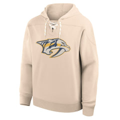 Nashville Predators Fanatics Vintage Hoodie - Cream | Fanatics Lifestyle