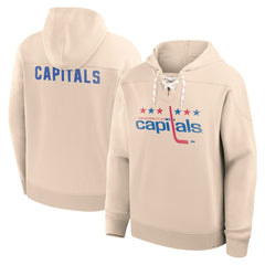 Washington Capitals Fanatics Vintage Hoodie - Cream | Fanatics discount