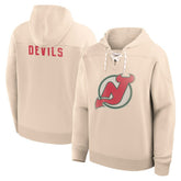 New Jersey Devils Fanatics Vintage Hoodie - Cream | Fanatics sale