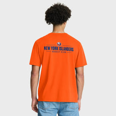 New York Islanders Fanatics Crash The Net Legacy T-Shirt - Orange | Fanatics online