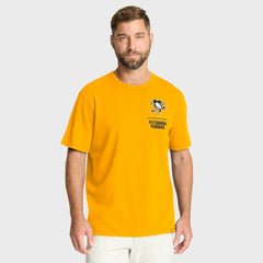Pittsburgh Penguins Fanatics Crash The Net Legacy T-Shirt - Gold | Fanatics sale