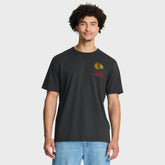 Chicago Blackhawks Fanatics Crash The Net Legacy T-Shirt - Black | Fanatics sale