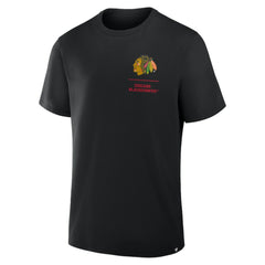 Chicago Blackhawks Fanatics Crash The Net Legacy T-Shirt - Black | Fanatics sale