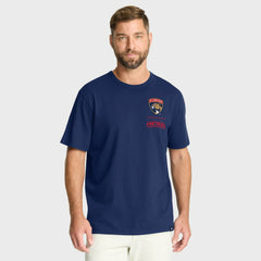 Florida Panthers Fanatics Crash The Net Legacy T-Shirt - Navy | Fanatics Clearance