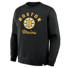 Boston Bruins Fanatics Vintage Stickler Sweatshirt - Black | Fanatics on sale