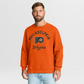 Philadelphia Flyers Fanatics Stickler Sweatshirt - Orange | Fanatics Clearance