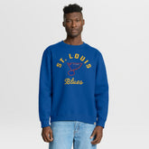St. Louis Blues Fanatics Vintage Stickler Sweatshirt - Blue | Fanatics Clearance
