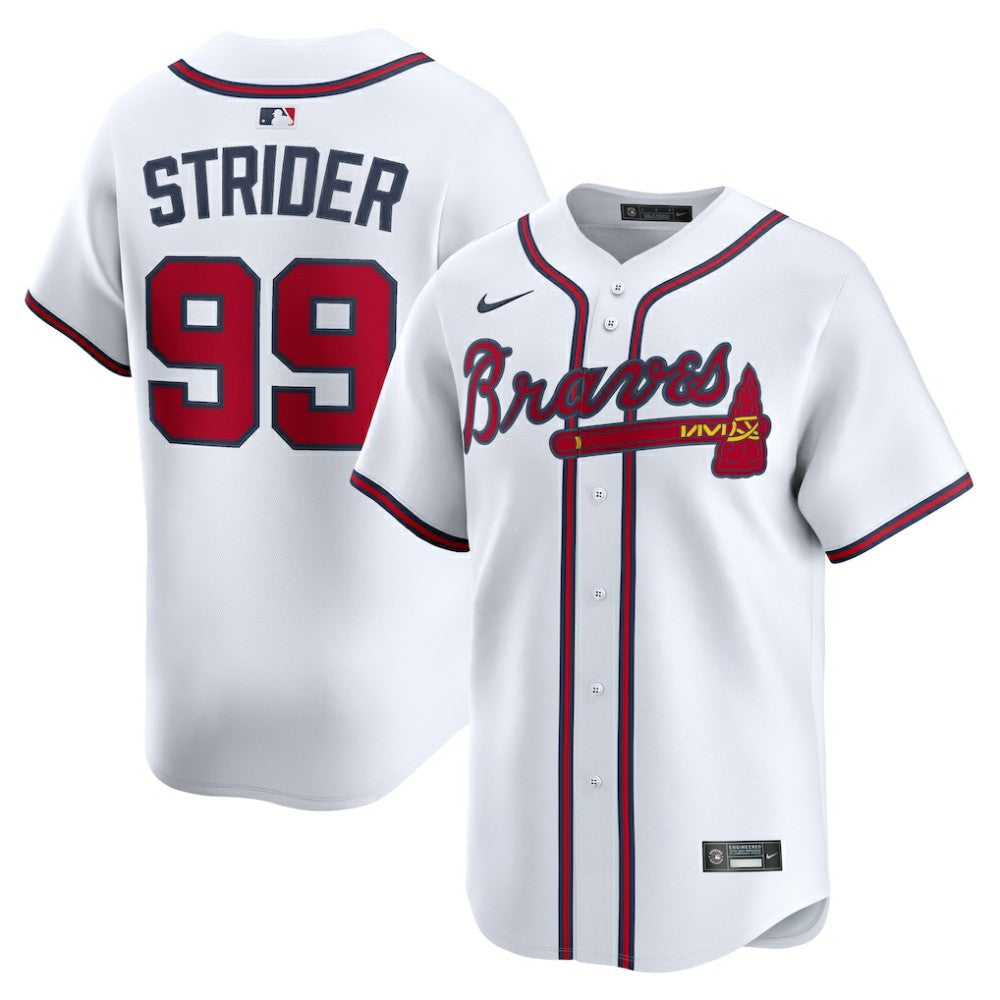 Spencer Strider Atlanta Braves Nike Home Limited Player Jersey Online