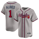 Ozzie Albies Atlanta Braves Nike Road Limited Player Jersey Near Me