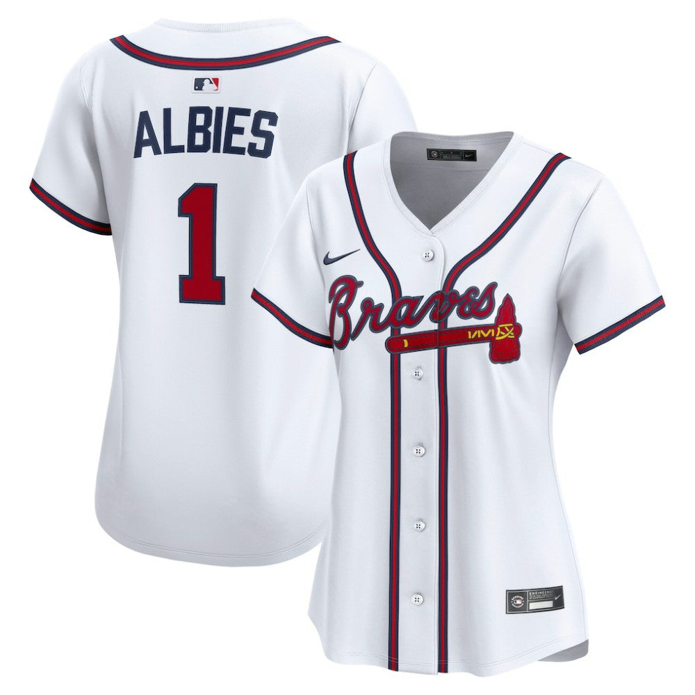 Ozzie Albies Atlanta Braves Nike Women's Home Limited Player Jersey Outlet