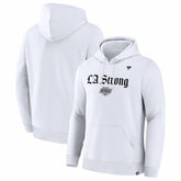 Los Angeles Kings Fanatics Unisex LA Strong Premium Fleece Pullover Hoodie - White | Fanatics sale