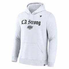 Los Angeles Kings Fanatics Unisex LA Strong Premium Fleece Pullover Hoodie - White | Fanatics sale