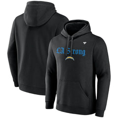 Los Angeles Chargers Unisex LA Strong Fleece Pullover Hoodie - Black - Fanatics