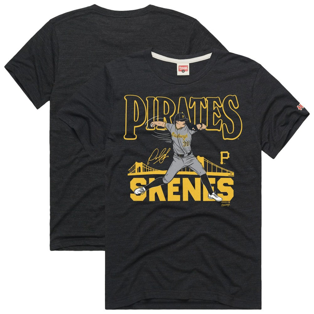 Paul Skenes Pittsburgh Pirates Homage Graphic Player Tri-Blend T-Shirt Sale