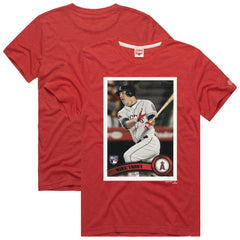 Mike Trout Los Angeles Angels Homage 2011 Topps Baseball Card Player T-Shirt Online