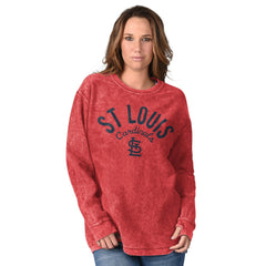 St. Louis Cardinals G-III 4Her by Carl Banks Women's Comfy Cord Pullover Sweatshirt Discount