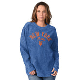 New York Mets G-III 4Her by Carl Banks Women's Comfy Cord Pullover Sweatshirt Online